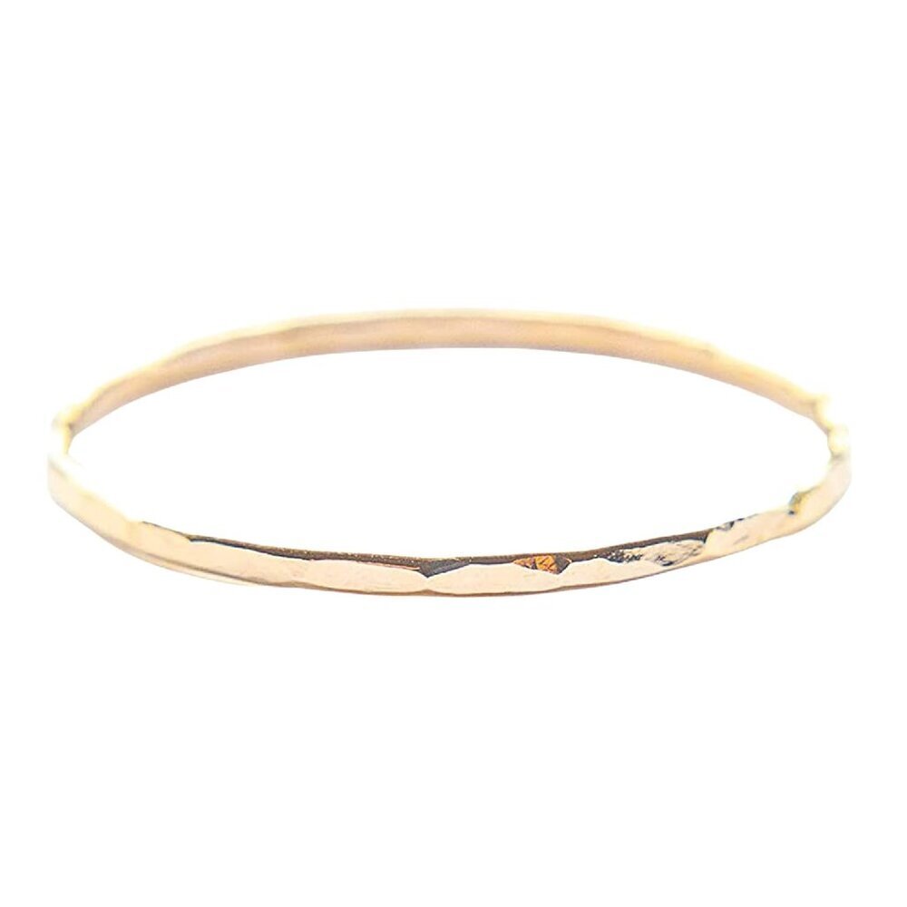 Hammered Gold Ring, Gold Stacking Rings, Minimalist Rings, Skinny Rings For Wome